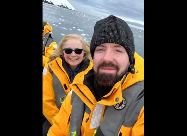 72 yo great-grandma goes on an adrenaline-filled adventure in Antarctica.