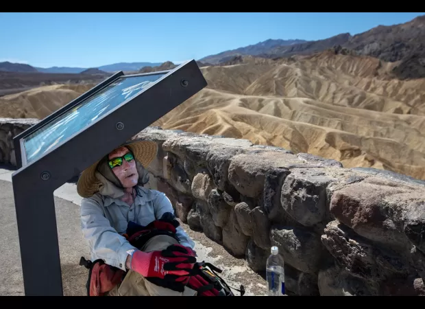 71-year-old hiker dies in Death Valley shortly after talking about the dangers of extreme heat.