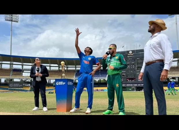 Pakistan set India a challenging target of 353 to win the Emerging Asia Cup match.