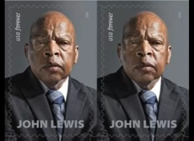 John Lewis honored with new Forever stamp and ceremony recognizing his incredible civil rights legacy.