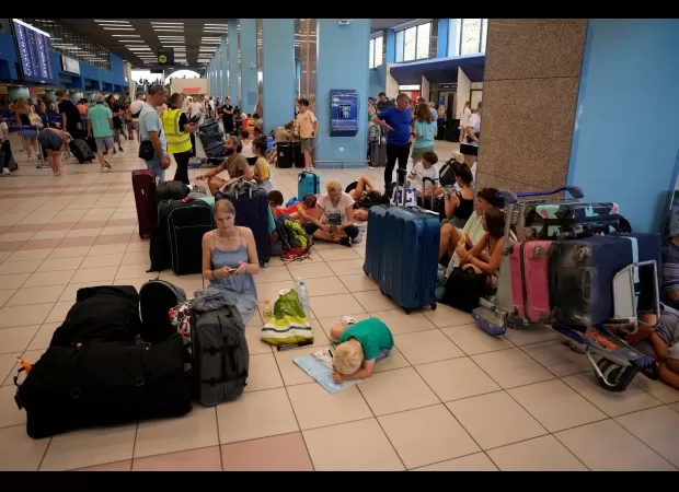 Evacuations ordered in Corfu due to wildfires.