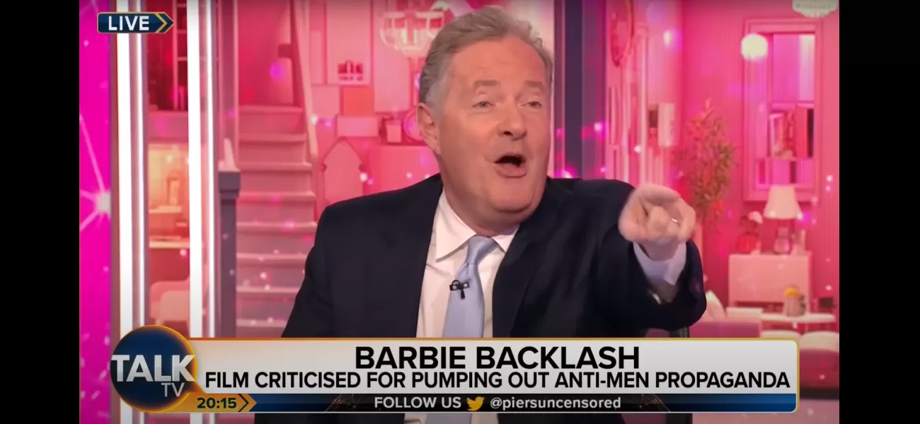Chris Taylor shouted at by Piers Morgan after Morgan criticised Barbie movie.