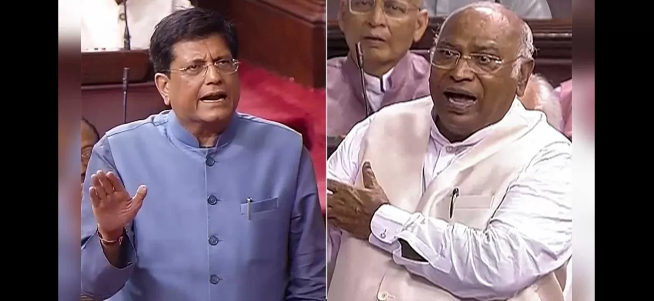 Goyal & Kharge traded accusations in Rajya Sabha during debate on Manipur issue.