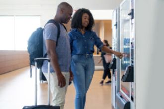 Remote college gets vending machine to provide hair care products for black students.
