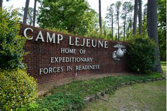 Three Marines died in a car at a gas station.