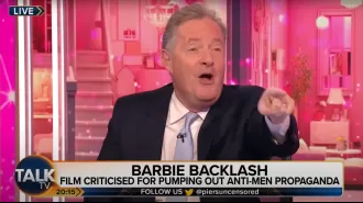 Chris Taylor shouted at by Piers Morgan after Morgan criticised Barbie movie.