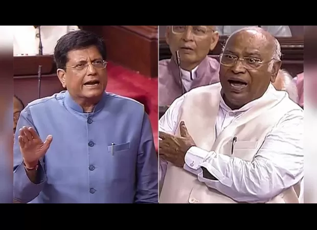 Goyal & Kharge traded accusations in Rajya Sabha during debate on Manipur issue.