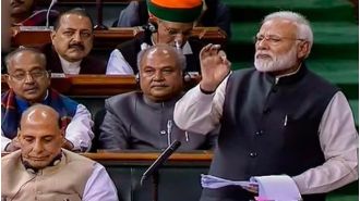 PM Modi speculated in 2019 that opposition would present a no-confidence motion against his government.