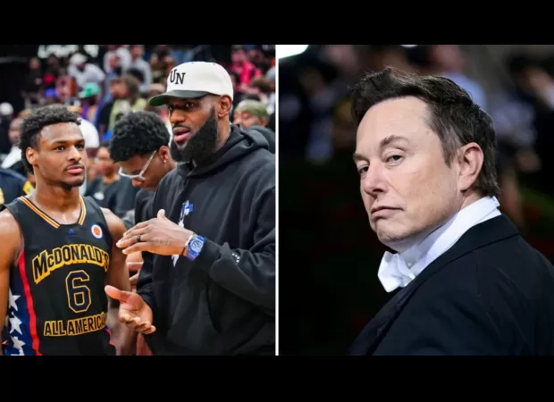 Elon Musk promotes anti-vaccination theories after Bronny James experiences cardiac arrest.