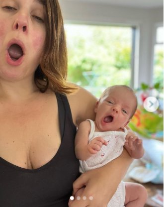 Nina Warhurst shares her experience of a tough delivery and long recovery after giving birth to her baby girl, revealing her sweet name.