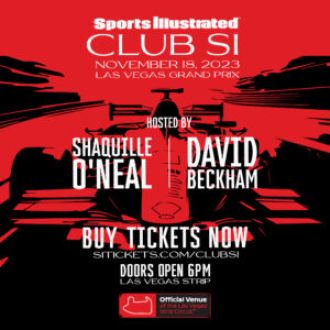 Shaq and David Beckham will host Club SI at the F1 Grand Prix in Las Vegas.