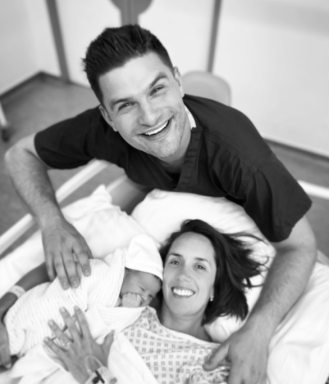Janette and Aljaz are proud parents of their first baby!