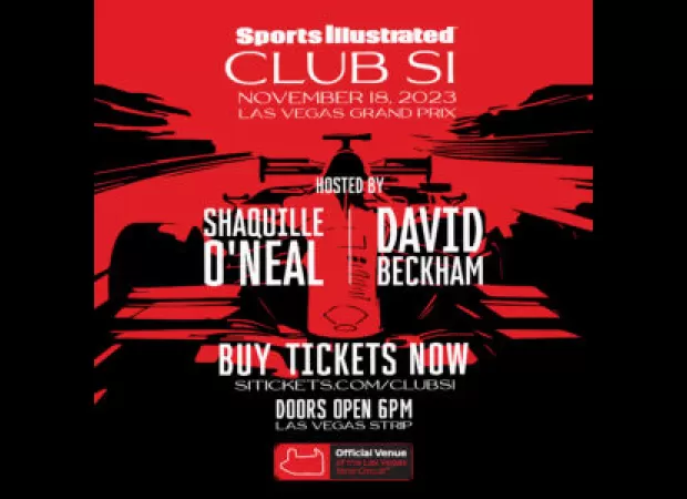 Shaq and David Beckham will host Club SI at the F1 Grand Prix in Las Vegas.