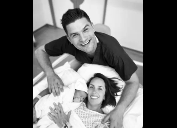Janette and Aljaz are proud parents of their first baby!