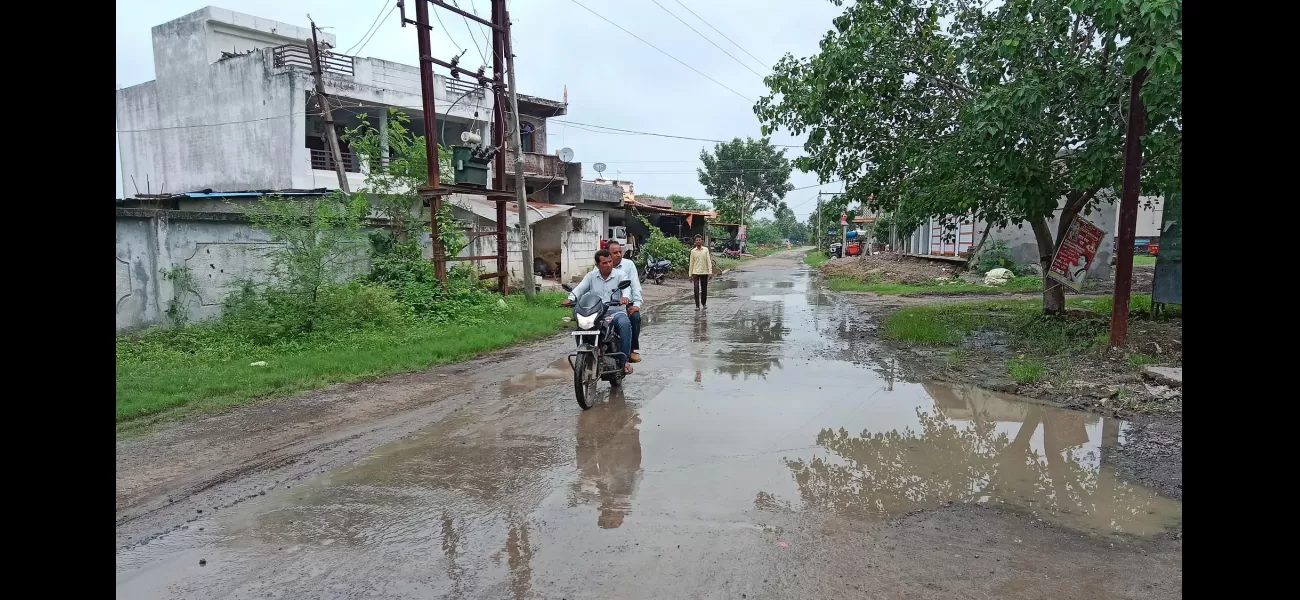 Commuters are calling for action to address the water-logged road in Takun Village.