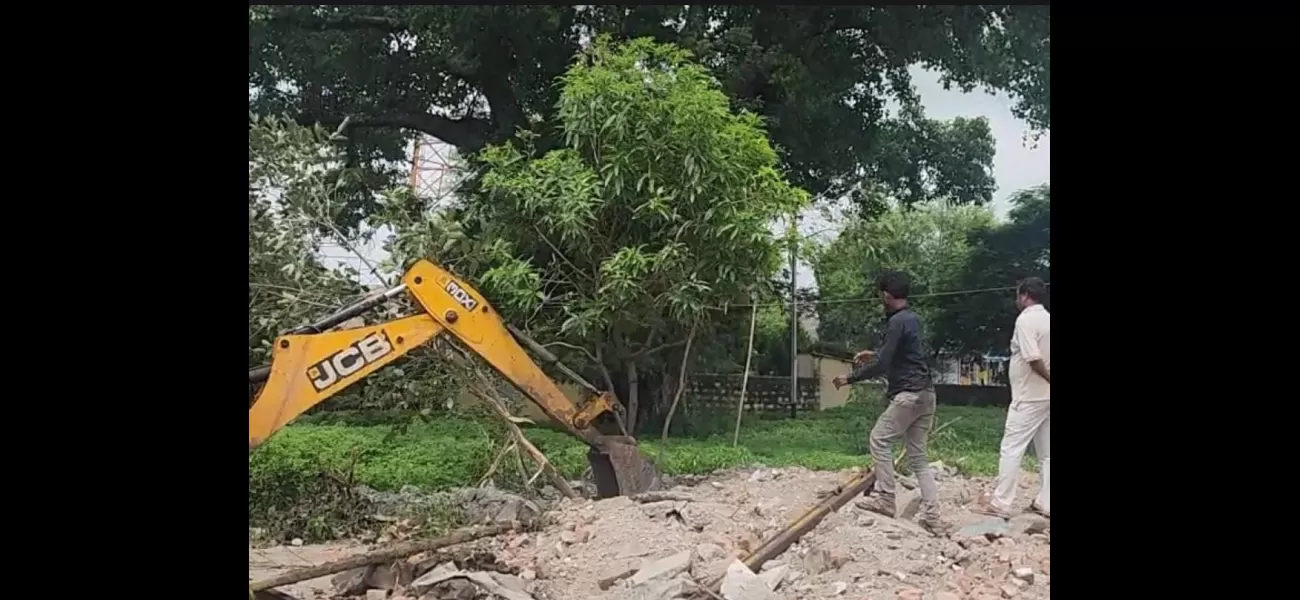 Trees cut down in Madhya Pradesh for PM's virtual event in Alot.