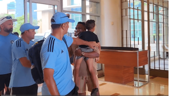 Dwayne Bravo welcomed Team India to Trinidad ahead of the 3rd ODI against West Indies.