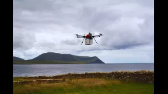UK mail soon to be delivered by drones.