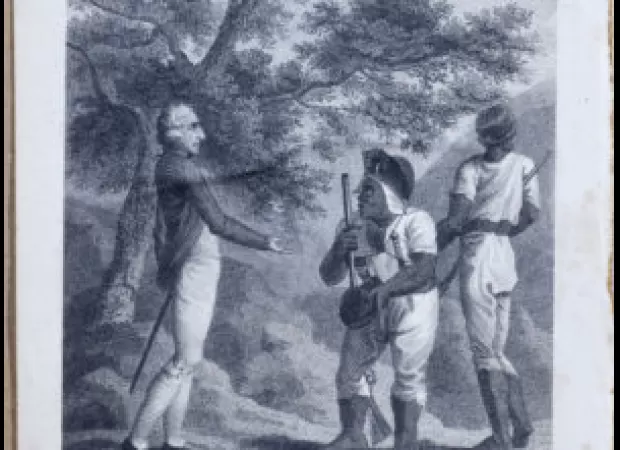 Explorers search for land in Georgia where Maroons settled and created a home.