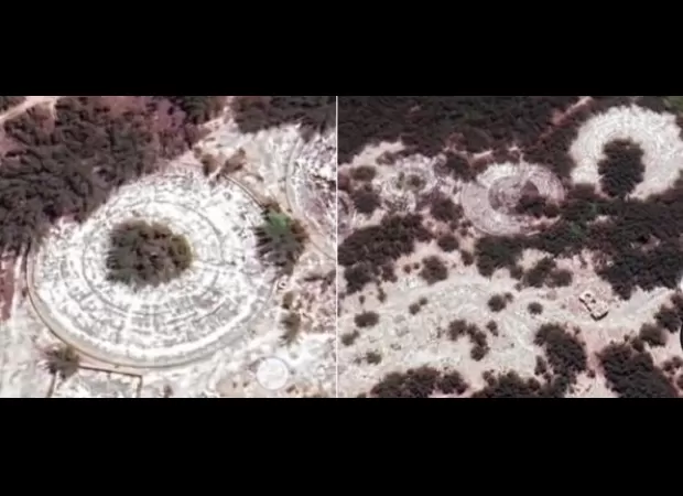 Círculos misteriosos aparecen en Playa Miramar, Tamaulipas, dejando a la gente preguntando cómo se formaron.