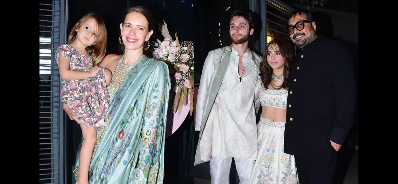 Kalki Koechlin attended her ex-husband Anurag Kashyap’s daughter Aaliyah’s engagement bash. (WATCH)