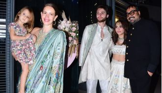 Kalki Koechlin attended her ex-husband Anurag Kashyap’s daughter Aaliyah’s engagement bash. (WATCH)