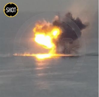 Ukraine uses drones to attack Russian port, resulting in capsizing of a Russian navy ship.