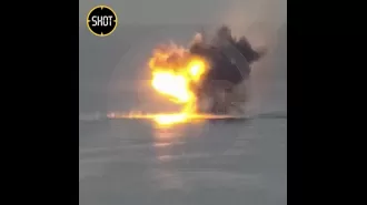 Ukraine uses drones to attack Russian port, resulting in capsizing of a Russian navy ship.