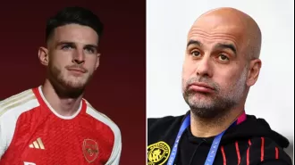Guardiola speaks on Arsenal securing Rice despite City's interest, saying he respects the decision.