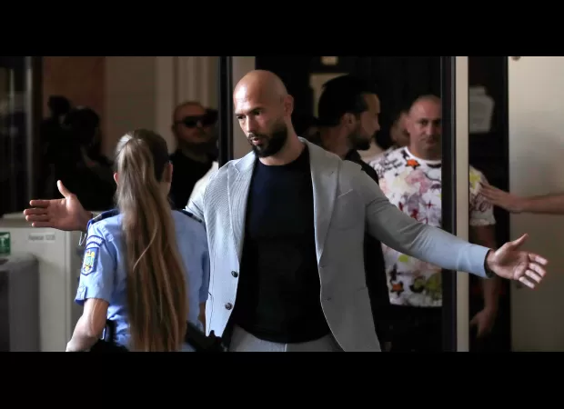 Andrew Tate released from house arrest, no longer facing sex trafficking charges.