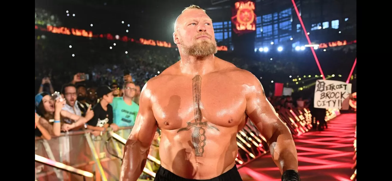Fans roared as Brock Lesnar had an outfit malfunction during a high-stakes SummerSlam match.