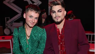 Adam Lambert spoke out against homophobic comments directed at his boyfriend after a fun night out.