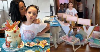 Katie Price created an amazing mermaid-themed birthday celebration for her daughter in only one hour!
