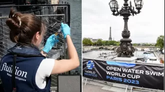 Test event for Olympic swimming in Seine cancelled due to pollution despite costly clean-up.