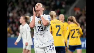 USA out of WWC after Sweden's quick score & defensive stand.