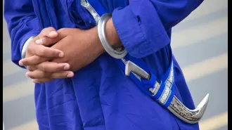 Court rules that students can wear their religious symbol, the kirpan, in schools.