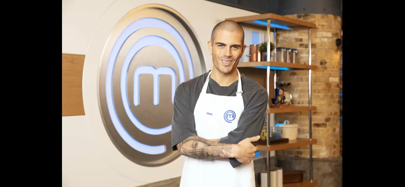 Max George lied about his cooking skills before appearing on Celebrity MasterChef but now admits he was bluffing.