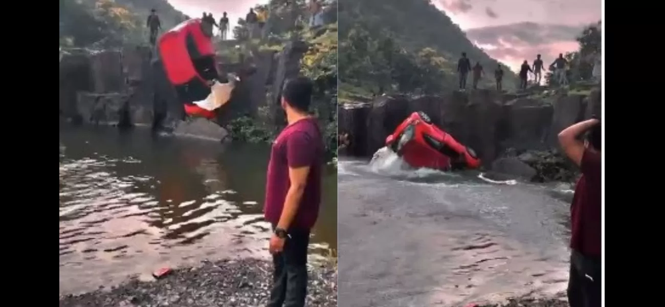 Car parked in Indore rolls into Lodhia Kund, injuring 1 person (WATCH).