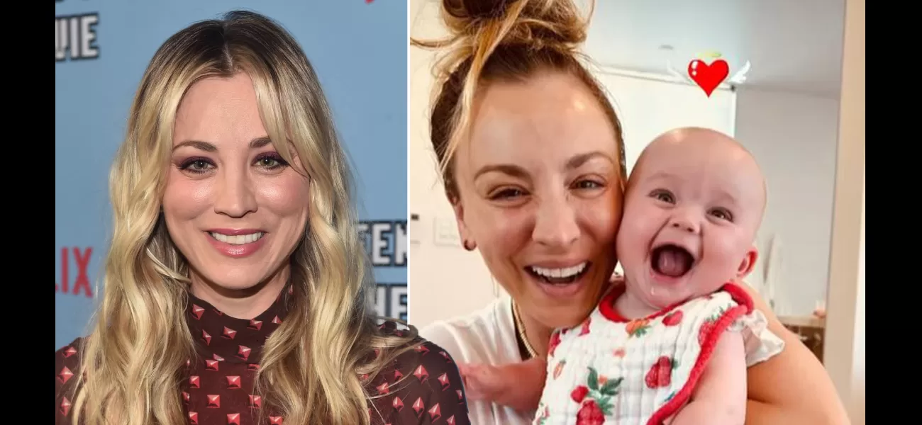 Kaley Cuoco's baby girl is melting hearts with her smiley selfie with her proud mum.