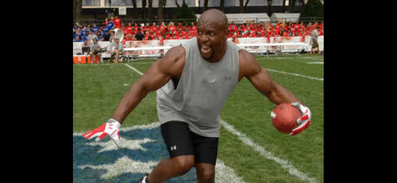 Terry Crews made only $150/wk in NFL, saying he'd make more at McDonald's.