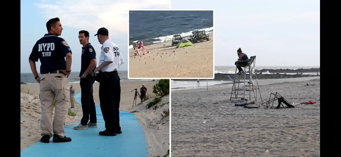 Woman at beach in NY attacked by shark; sustained serious injuries.