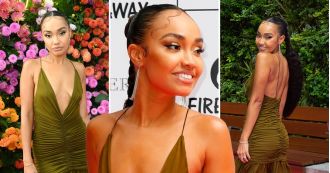 Leigh-Anne Pinnock glowed on her first public outing since getting married to Andre Gray.
