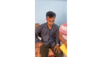 Patwari in Ranapur, Madhya Pradesh caught taking a bribe.