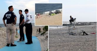Woman at beach in NY attacked by shark; sustained serious injuries.