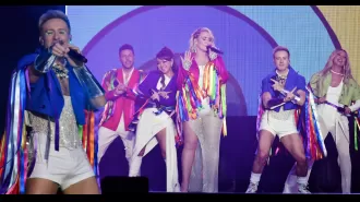 Ian Watkins rocks tiny white shorts as Steps headlines Brighton Pride in a one-time only show of 2023.