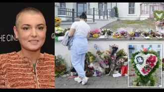 Fans of Sinéad O'Connor pay tribute to her, honoring her contribution to the women of Ireland. Floral tributes have been placed outside her home.