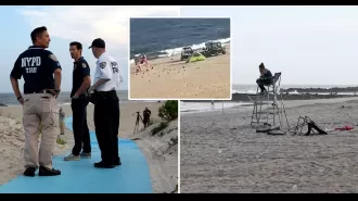 Woman at beach in NY attacked by shark; sustained serious injuries.