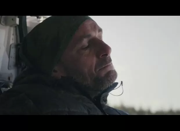 Reality star uses axe to injure own leg in Channel 4's most extreme survival show.