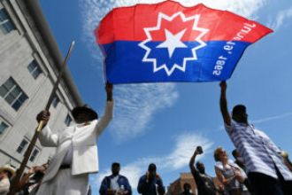 Ramaswamy calls Juneteenth, the holiday commemorating the emancipation of enslaved African Americans, 
