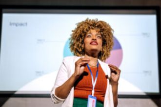 Black entrepreneurs get resources to help them succeed at the ‘Power Networking Conference’.